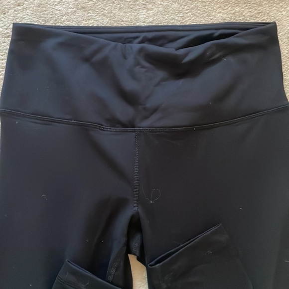 NWT 90 Degree by reflex black leggings in size medium - Picture 2 of 7